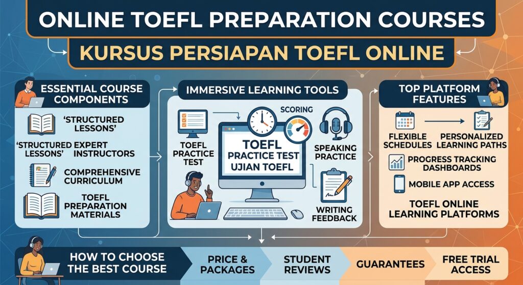 Online TOEFL Preparation Courses: 6 Rekomendasi Kursus dan Platform Belajar