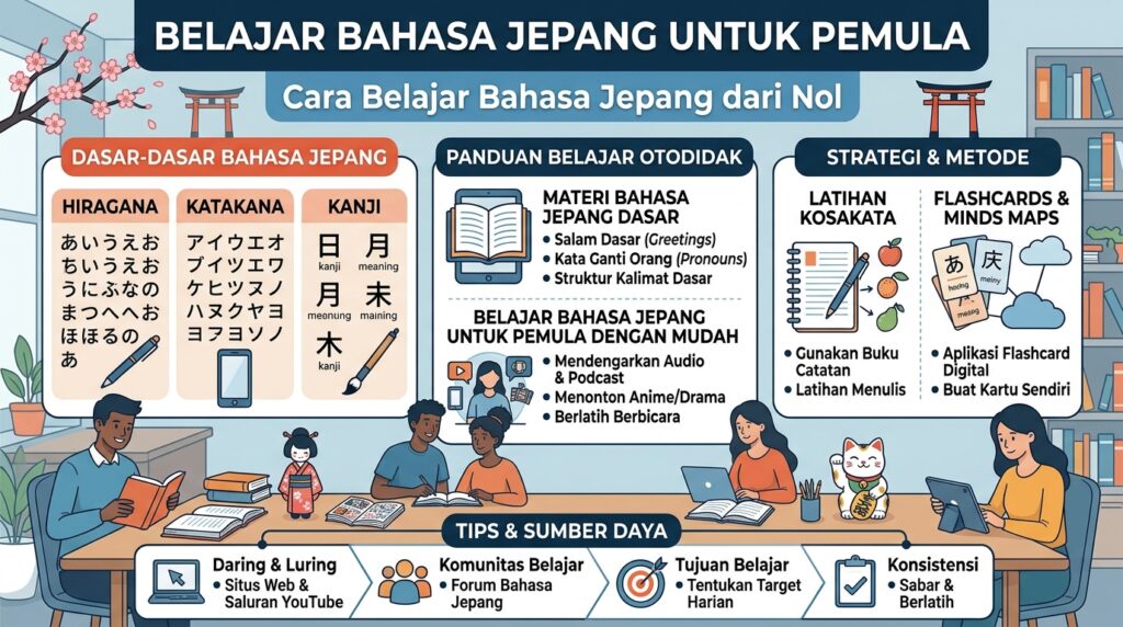 Belajar Bahasa Jepang untuk Pemula: Panduan Lengkap dari Nol